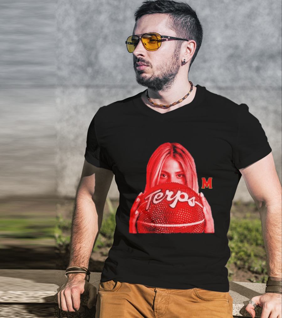 Saylor Poffenbarger Terps Basketball Maryland M T-Shirt