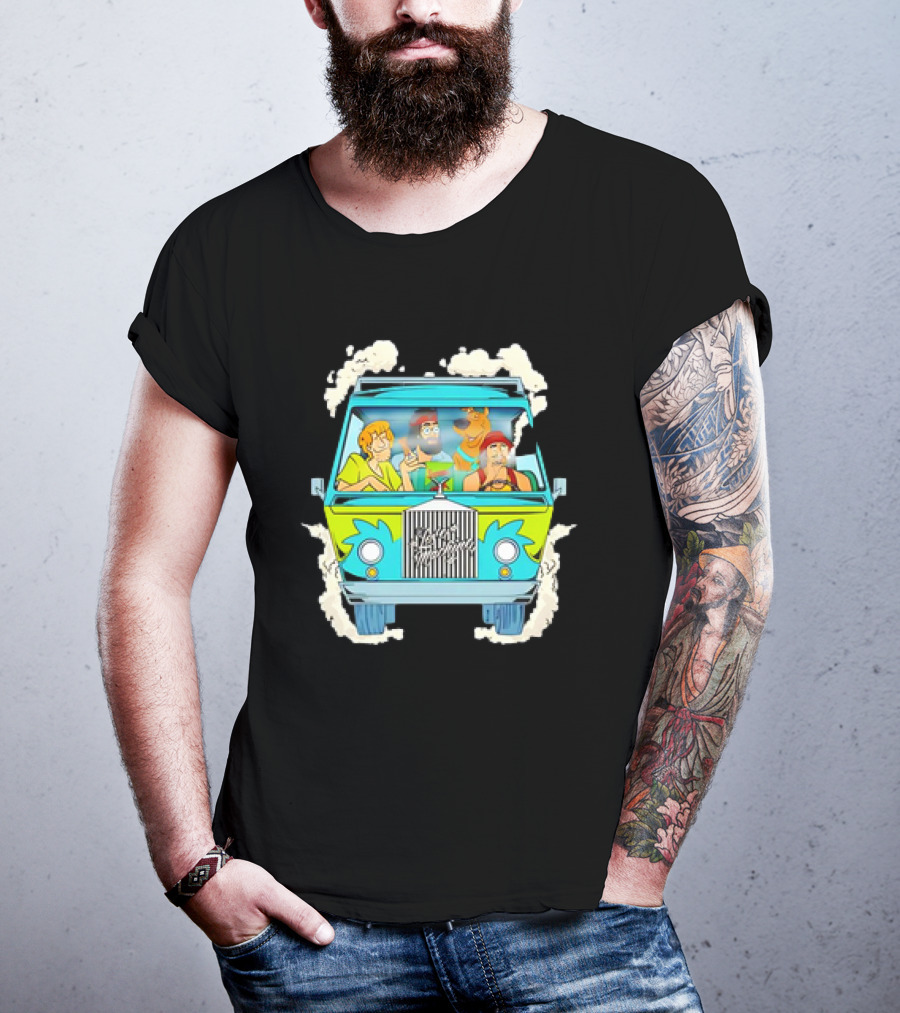 Scooby DOOBIE Doo Mystery Machine Vintage Smoke Adventure T-Shirt