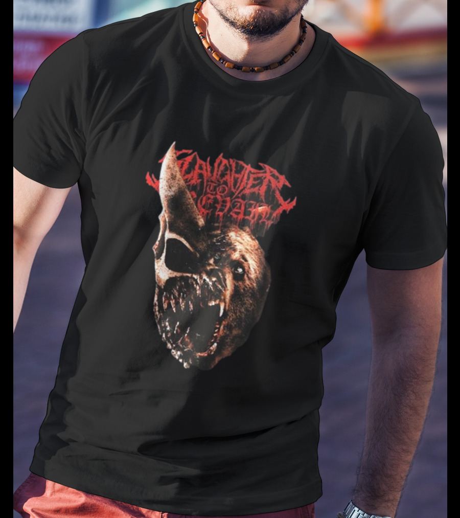 Slaughter To Prevail Grizzly Skull Horned Beast T-Shirt