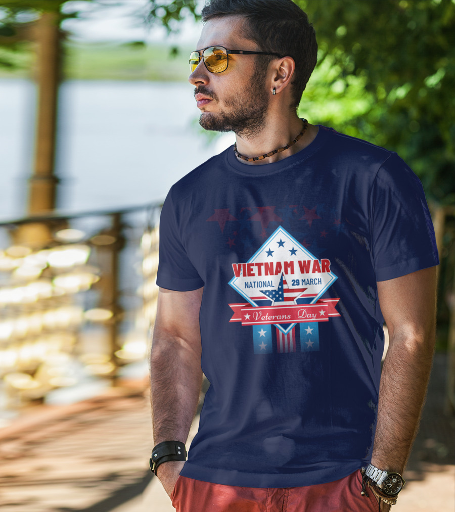 Vietnam War National Veterans Day 29 March Memorial T-Shirt