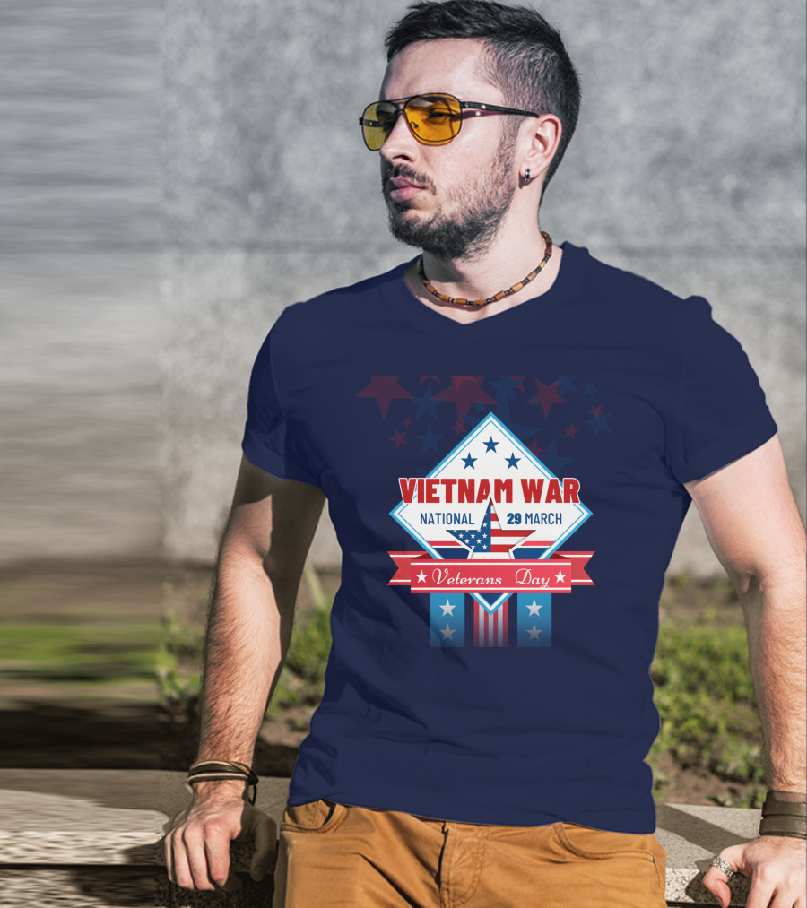 Vietnam War National Veterans Day 29 March Memorial T-Shirt