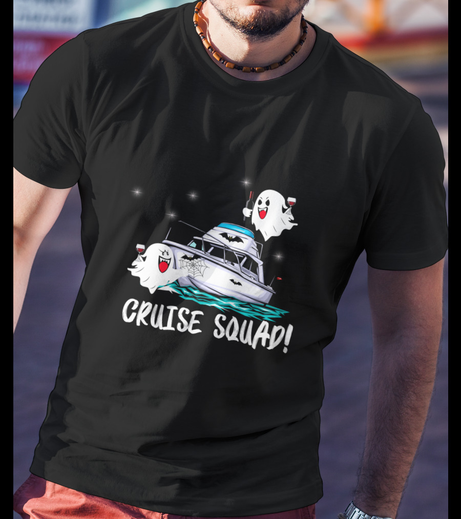 CRUISE SQUAD Ghosts Boat Halloween Party T-Shirt