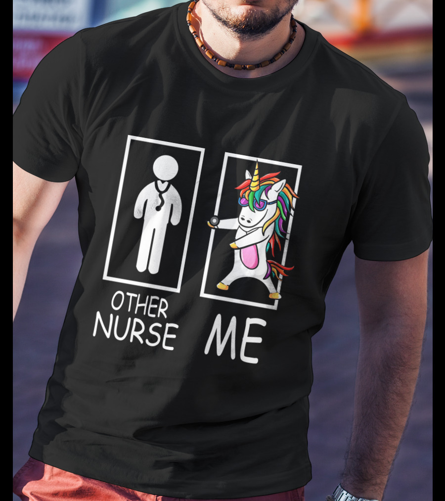 Other Nurse Me Unicorn Flossing T-Shirt
