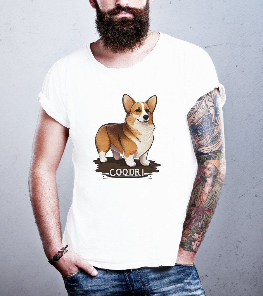 Coodrl Corgi Coodri Cute Dog T-Shirt