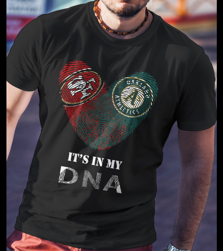 49Ers Athletics DNA Heartprint Fingerprint T-Shirt