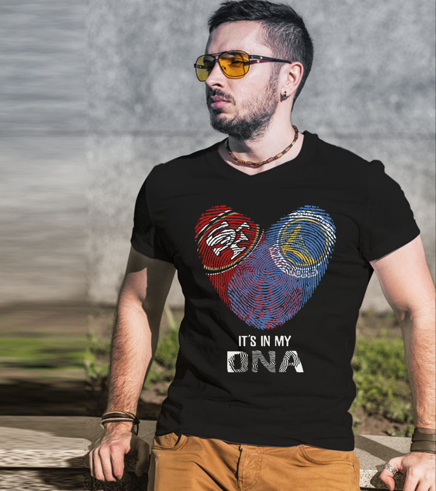 49ers Golden State Warriors It's In My DNA T-Shirt