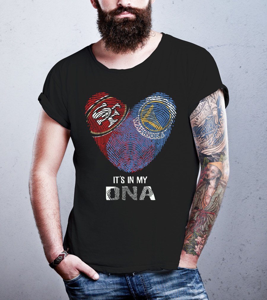 49ers Golden State Warriors It's In My DNA T-Shirt