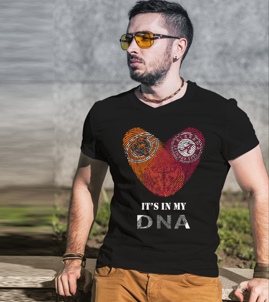Chicago Bears Alabama Crimson Tide It's In My Dna T-Shirt