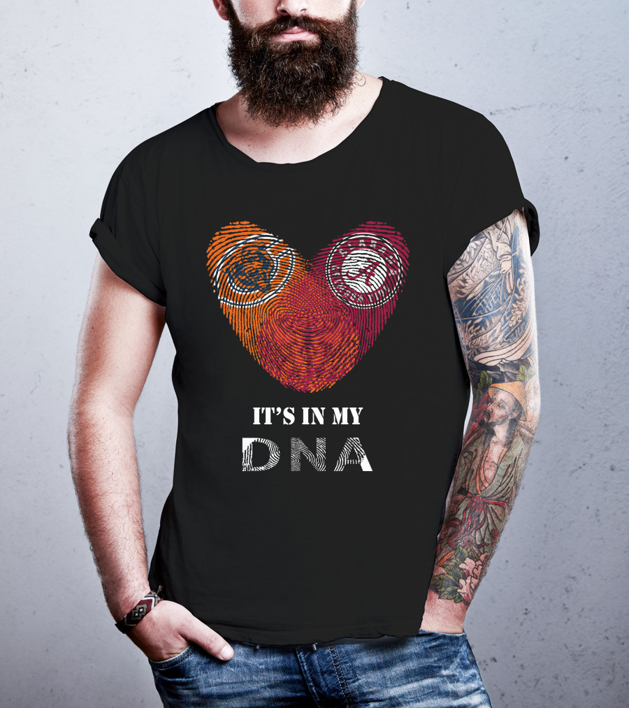Chicago Bears Alabama Crimson Tide It's In My Dna T-Shirt