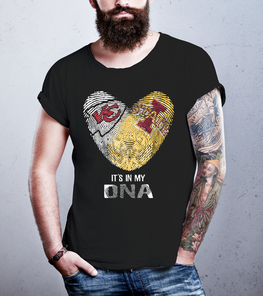 Kansas City Chiefs Iowa State It's In My DNA T-Shirt