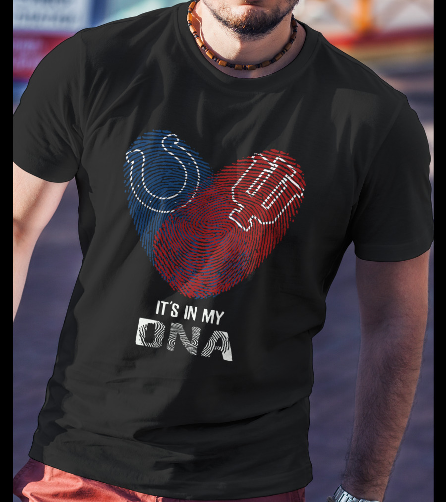 Colts Hoosiers It's In My Dna Football Basketball Indiana Pride T-Shirt