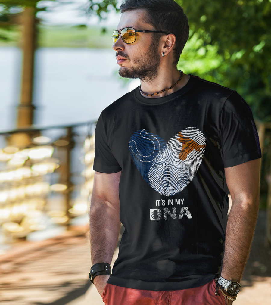 Colts Longhorns It's In My DNA T-Shirt