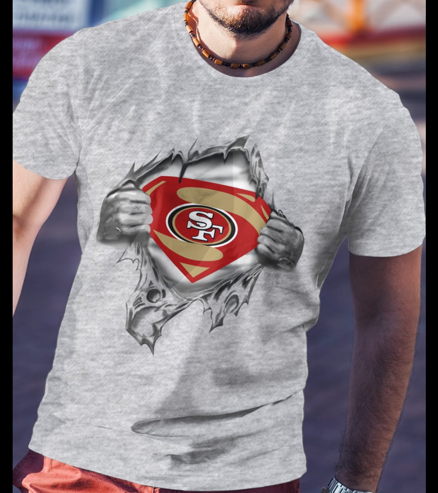 SF 49ers Superman Logo Mashup T-Shirt