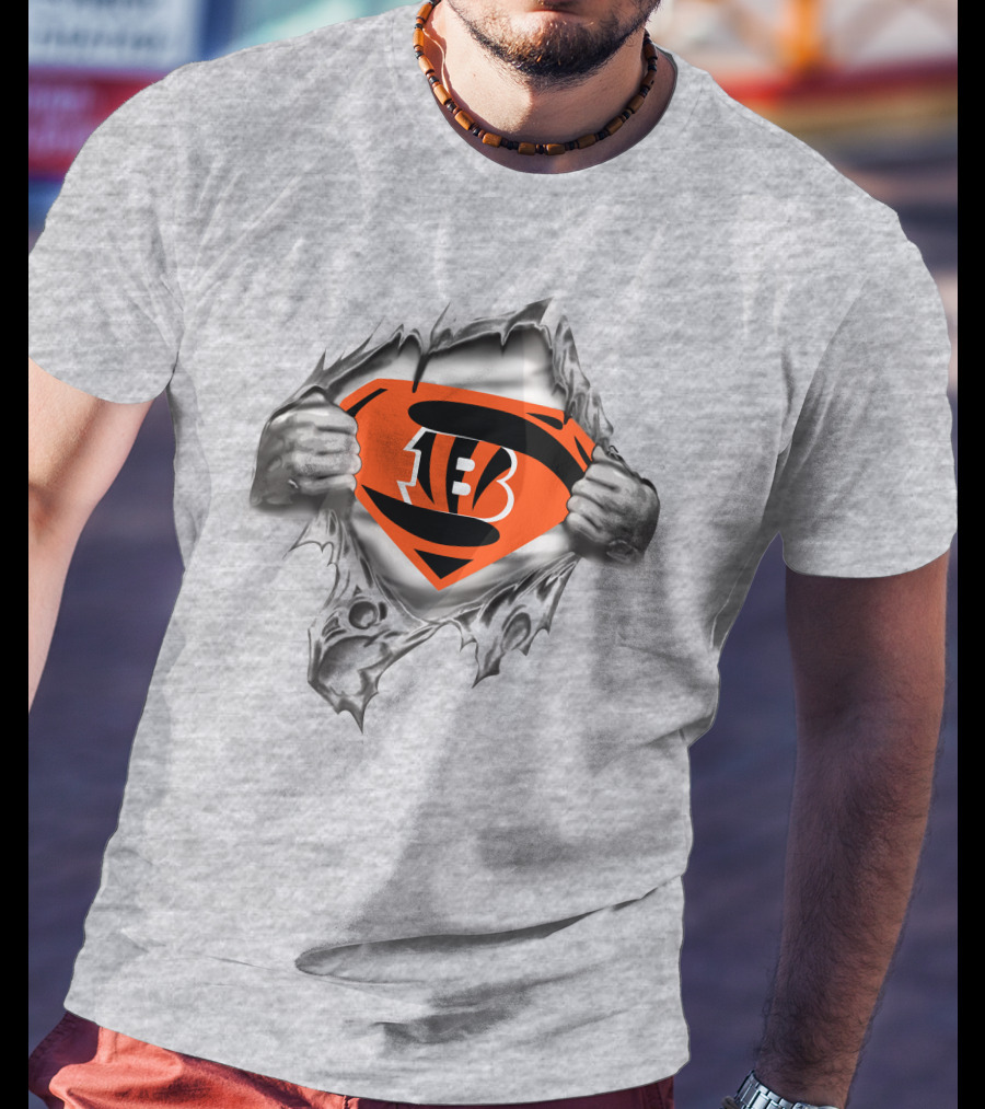 Bengals Superhero Logo Unveiling Strength And Power T-Shirt