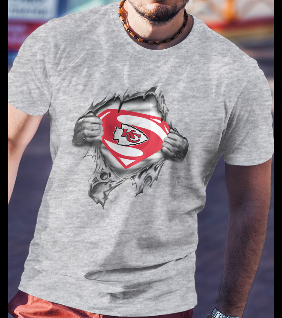 Kansas City Chiefs Super Logo Breakthrough T-Shirt
