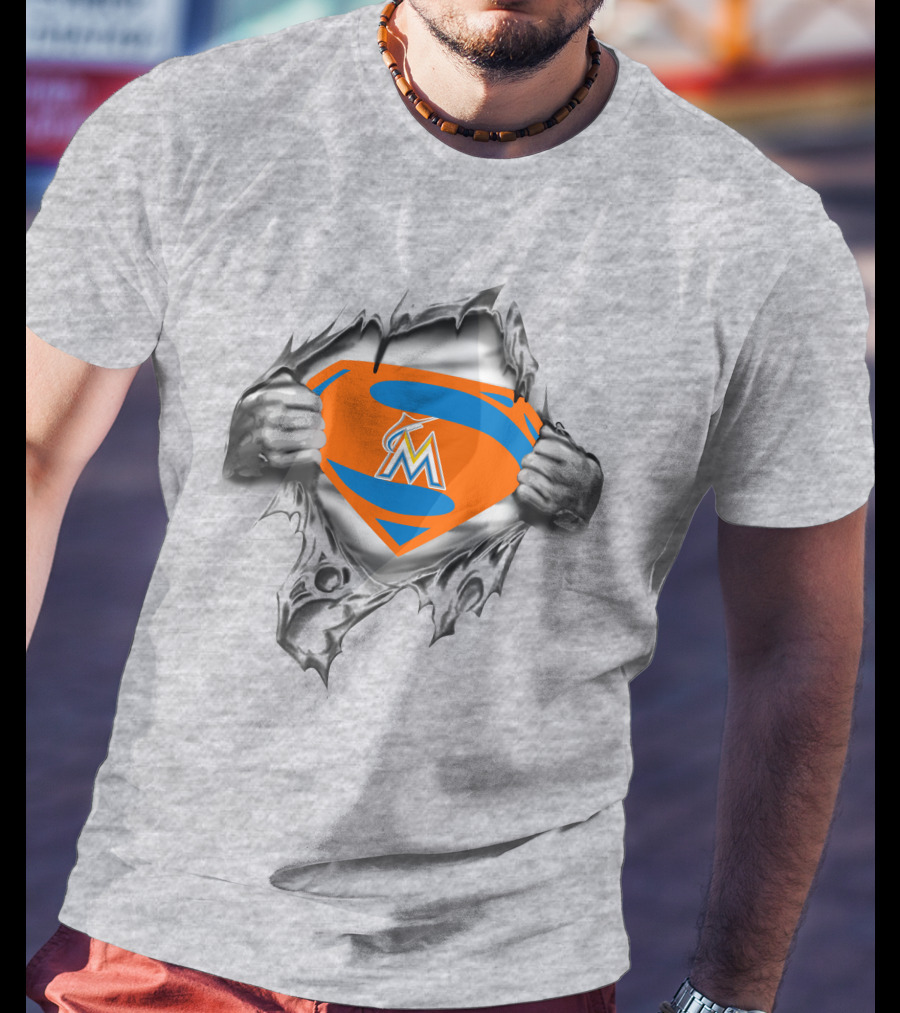 Marlins Super Shield Tear T-Shirt