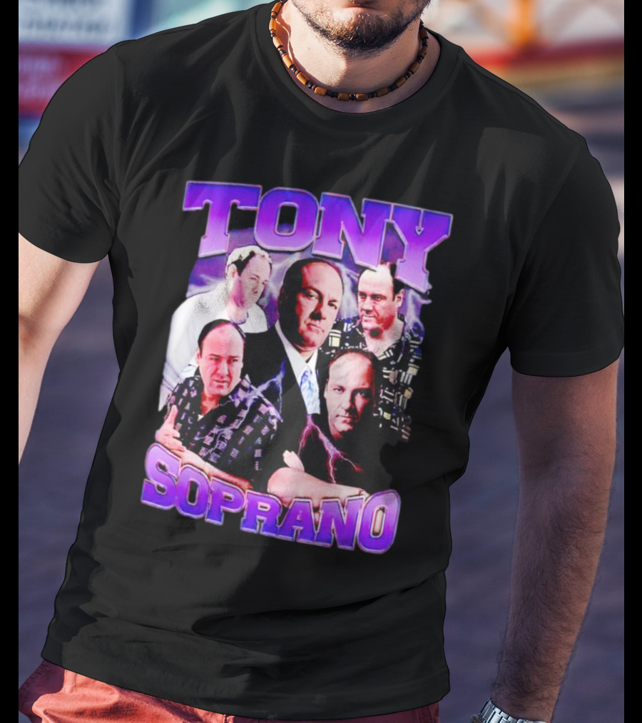 Tony Soprano The Sopranos Character Collage T-Shirt
