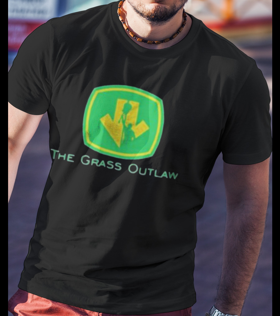Box Of Gimmicks Merch The Grass Outlaw Green Shield Arrow T-Shirt