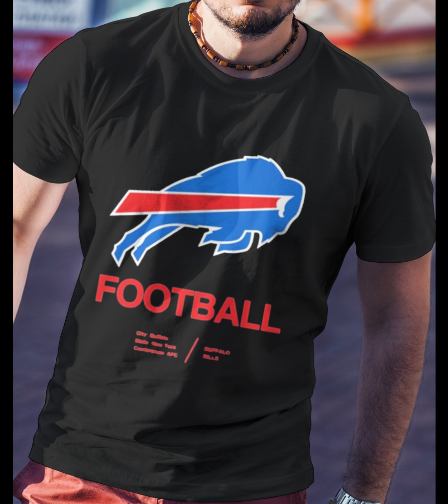 Buffalo Bills Football Marissa Figueroa Wears T-Shirt