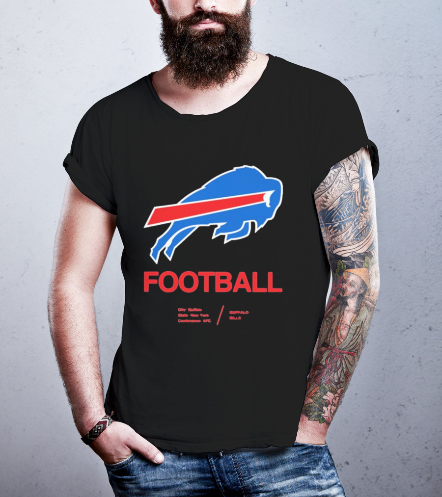 Buffalo Bills Football Marissa Figueroa Wears T-Shirt