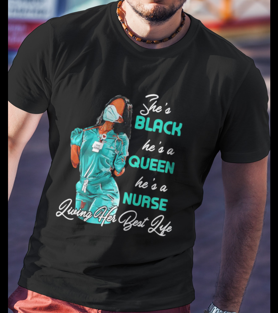 BLACK QUEEN NURSE Doing Her Thing T-Shirt