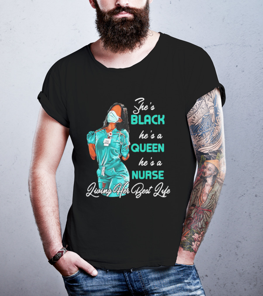 BLACK QUEEN NURSE Doing Her Thing T-Shirt