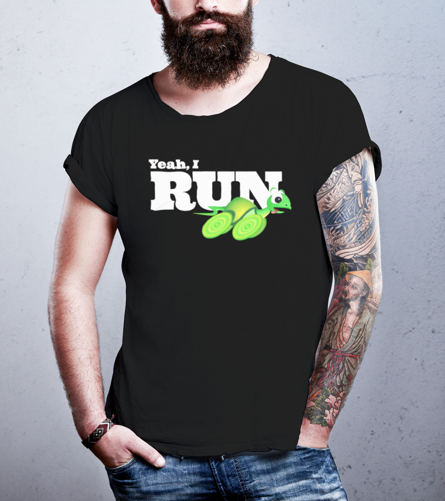 Turtle Yeah I Run Racing Green Run T-Shirt