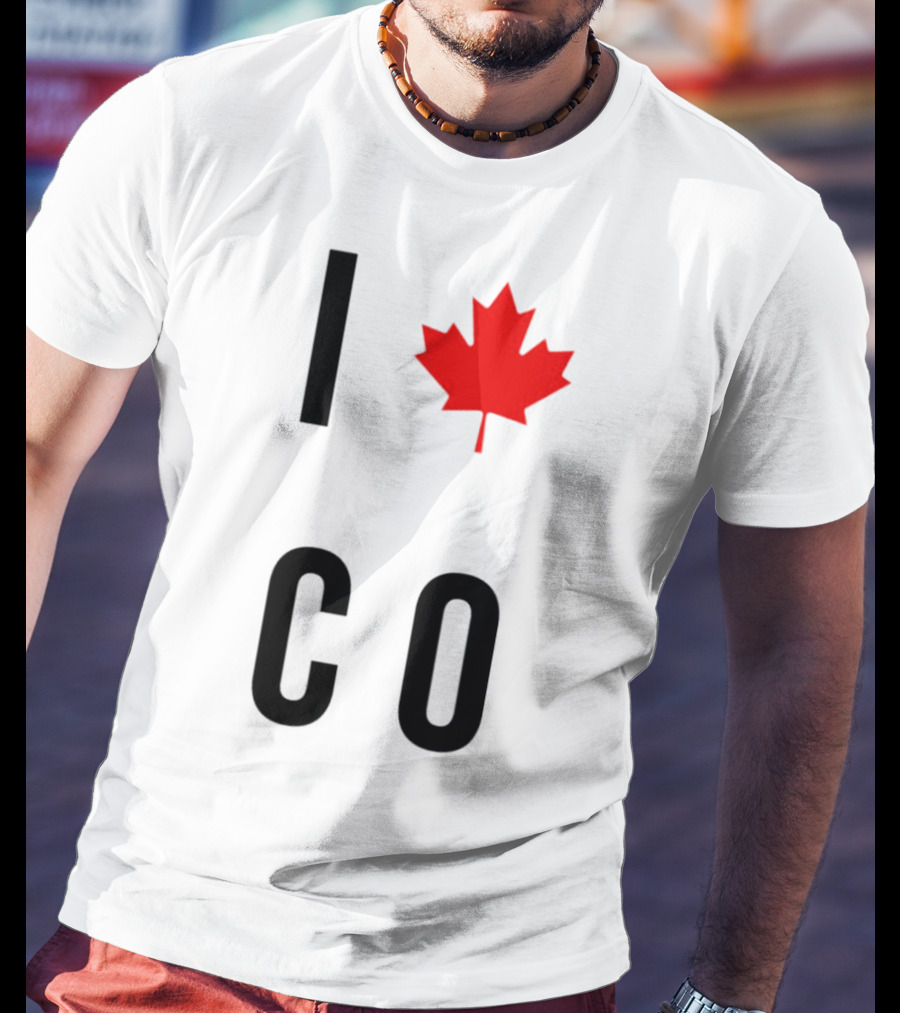 I Love Colorado Maple Leaf Co T-Shirt
