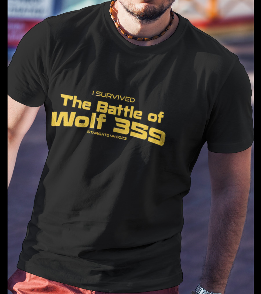 I Survived The Battle Of Wolf 359 Stargate 440023 T-Shirt
