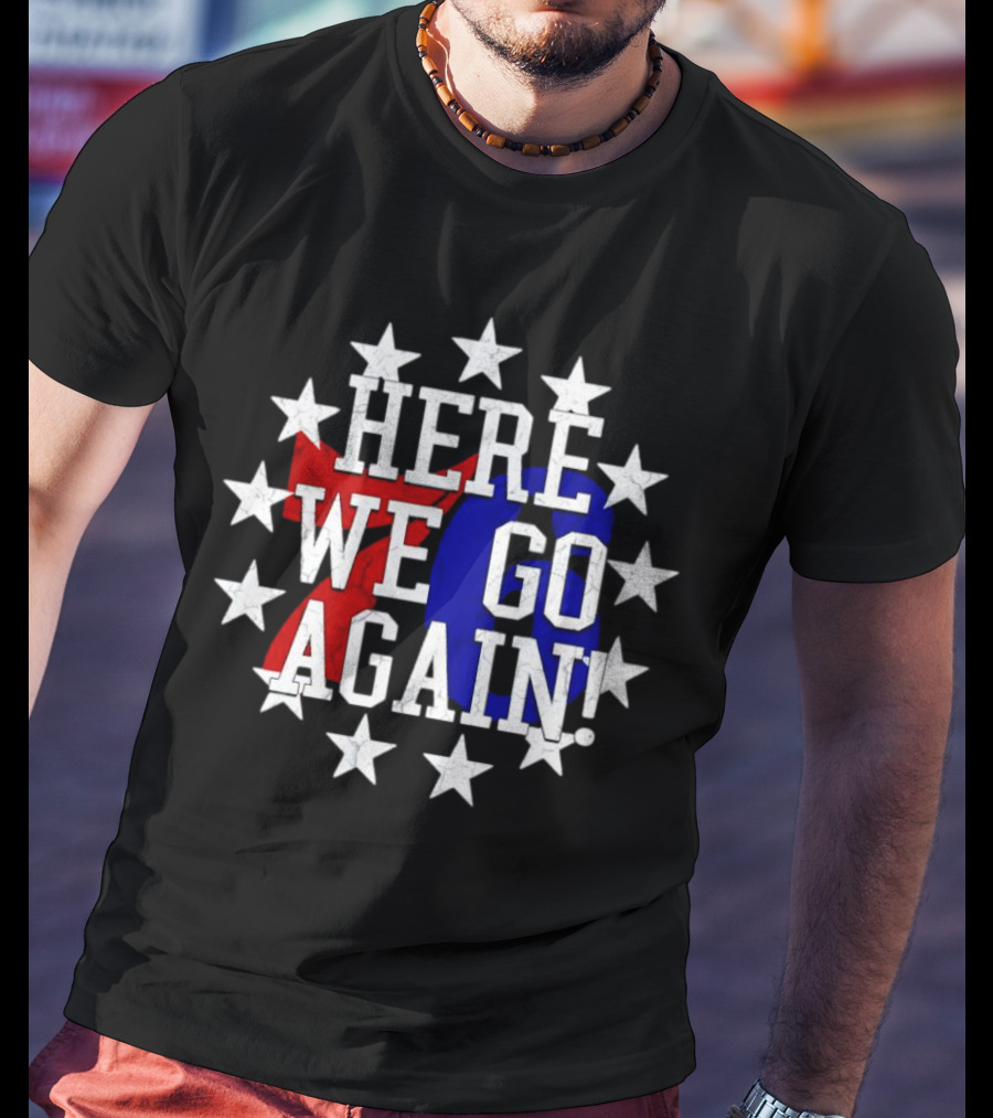 Here We Go Again Philadelphia 76ers Stars T-Shirt