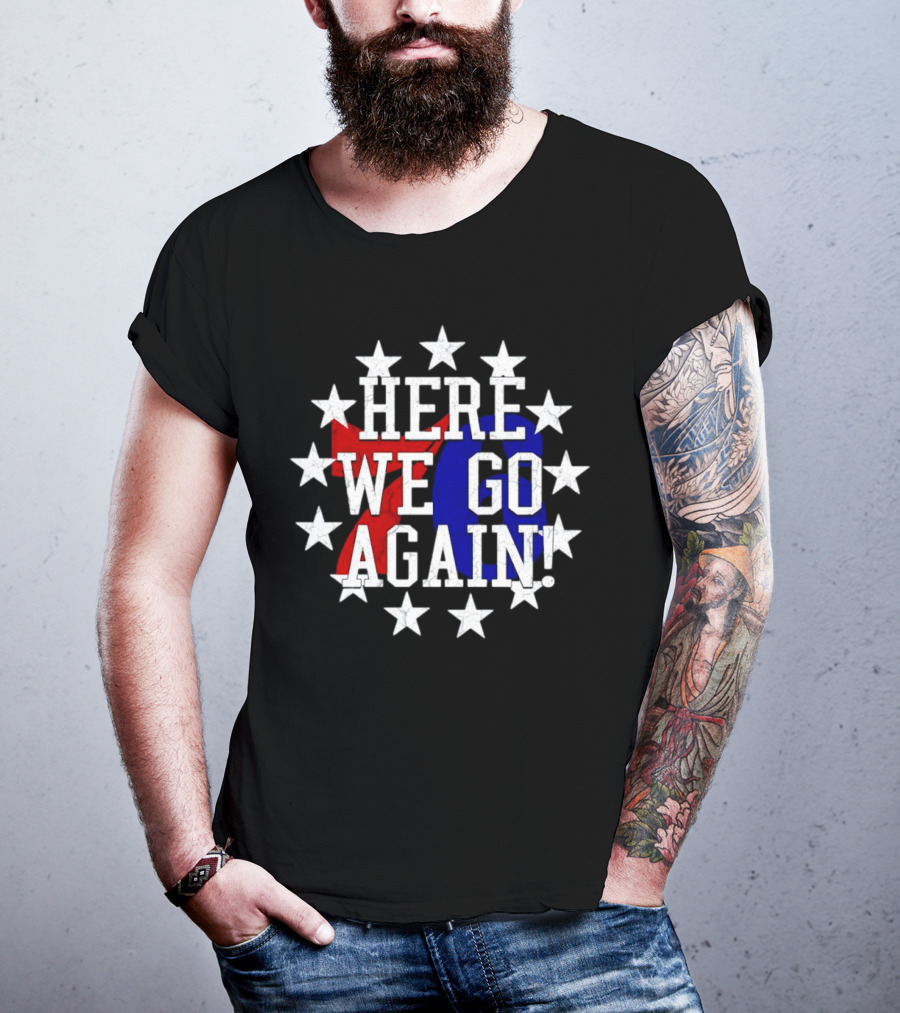 Here We Go Again Philadelphia 76ers Stars T-Shirt