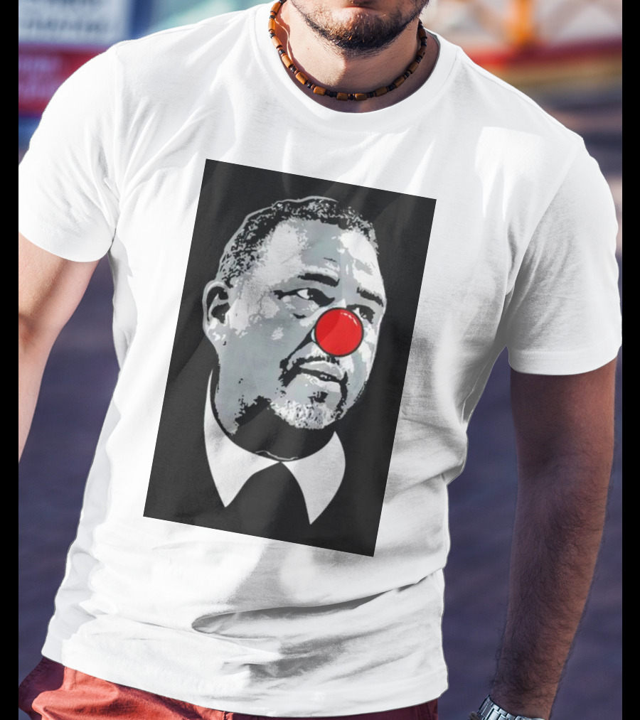 Ed Cooley Clown Red Nose Caricature T-Shirt