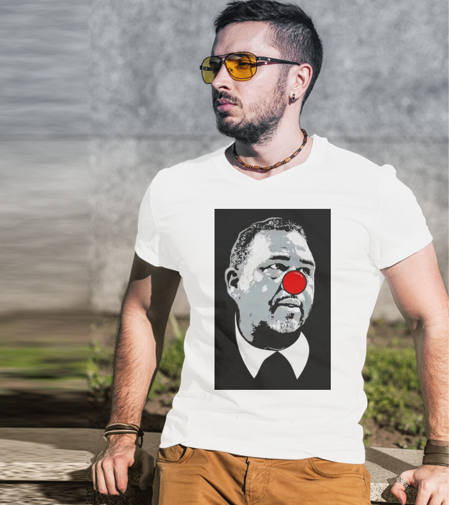 Ed Cooley Clown Red Nose Caricature T-Shirt