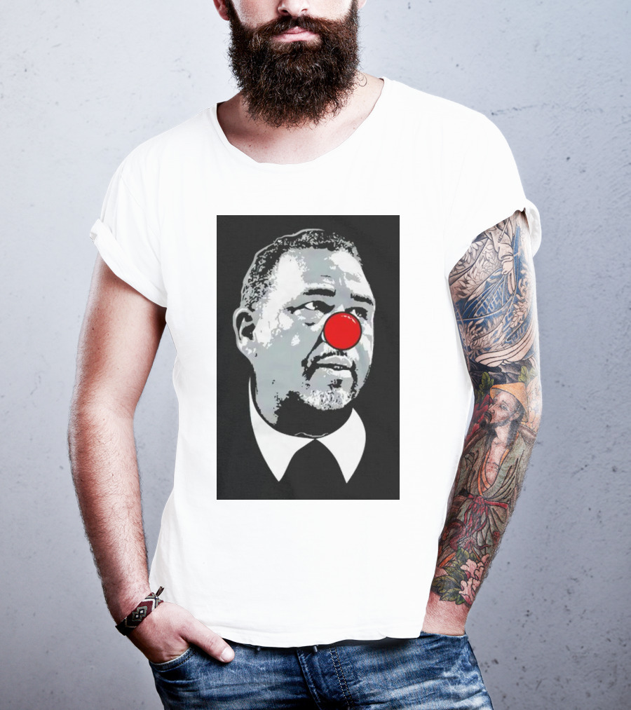 Ed Cooley Clown Red Nose Caricature T-Shirt