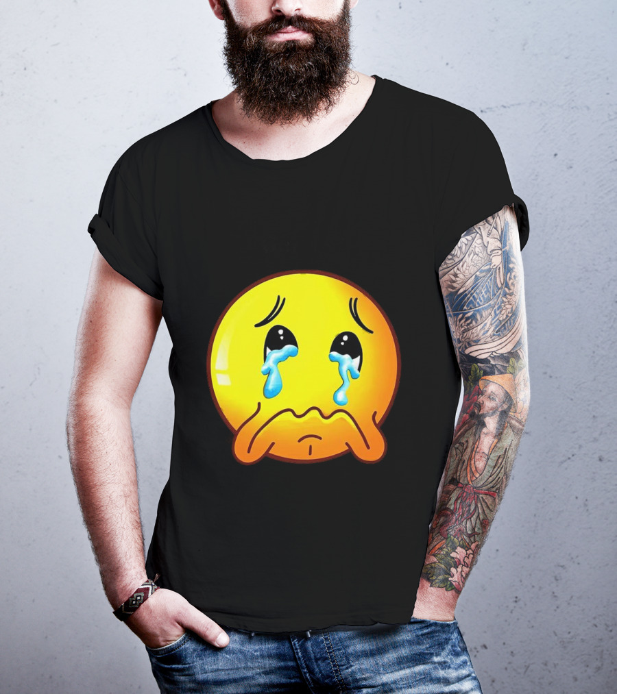 Ginger Sad Crying Emoji T-Shirt