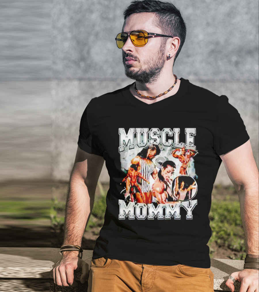 Muscle Mommy Bodybuilding Strong Female Athlete T-Shirt