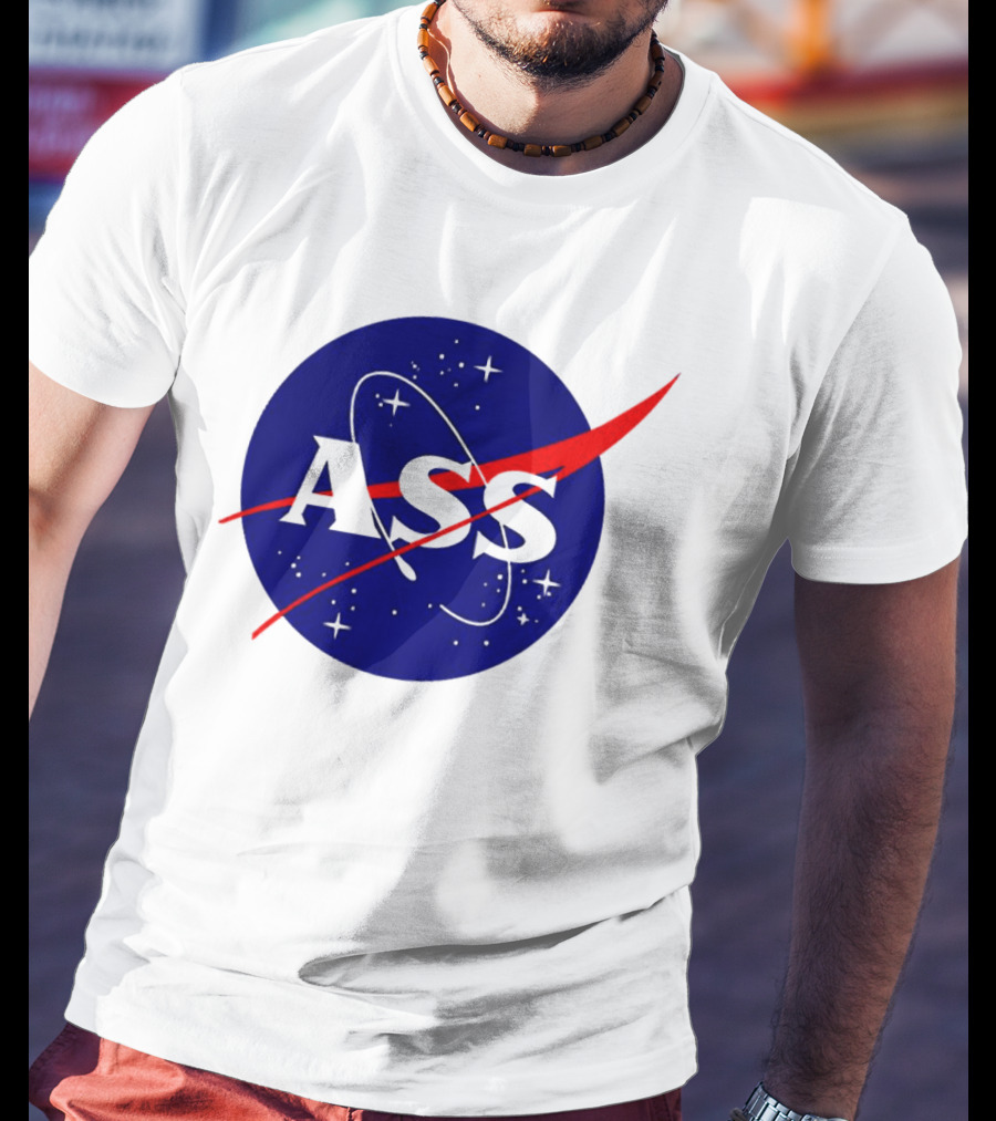 Nasa Ass Logo Space T-Shirt