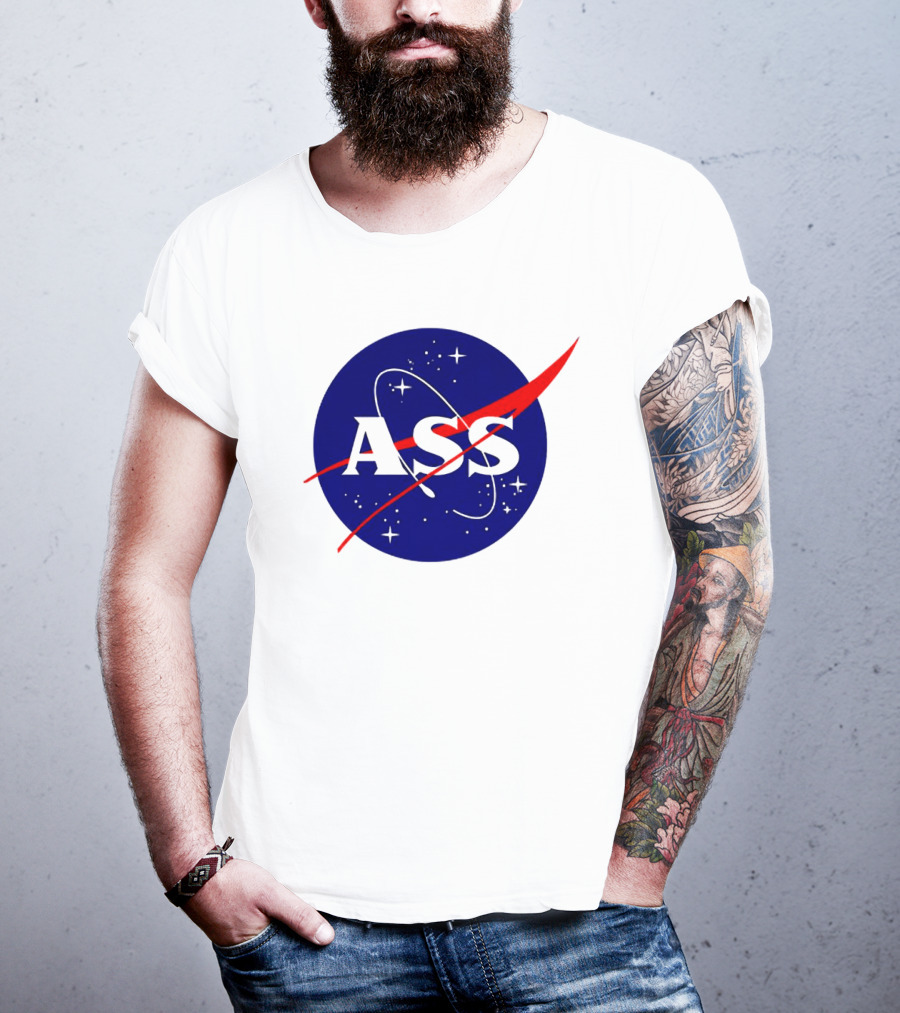 Nasa Ass Logo Space T-Shirt