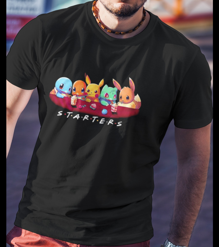 Pokemon Starters S T A R T E R S Friends T-Shirt