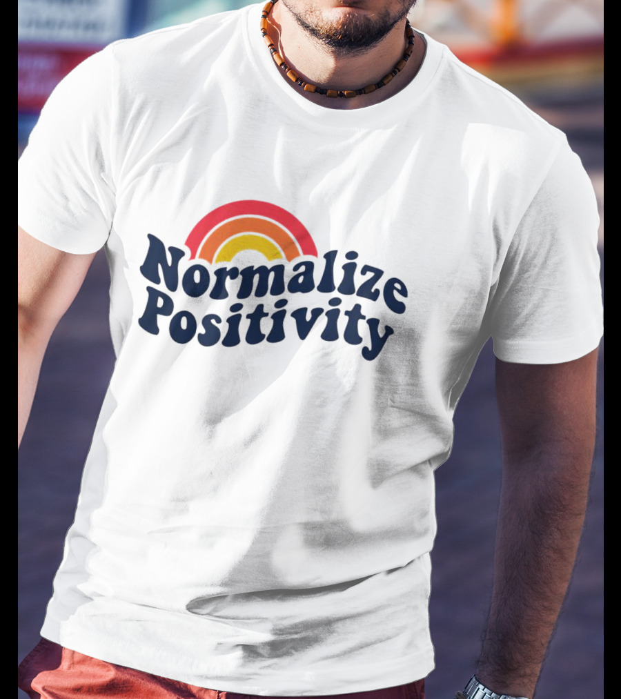 Normalize Positivity Rainbow Bright T-Shirt