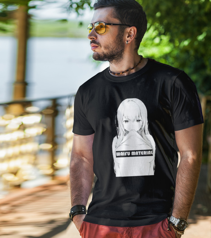 Waifu Material Anime Girl Manga T-Shirt