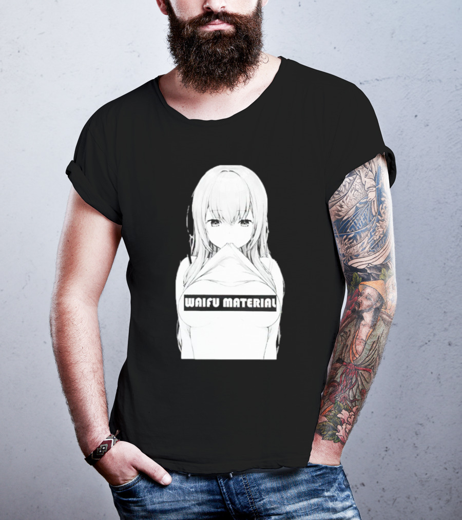 Waifu Material Anime Girl Manga T-Shirt
