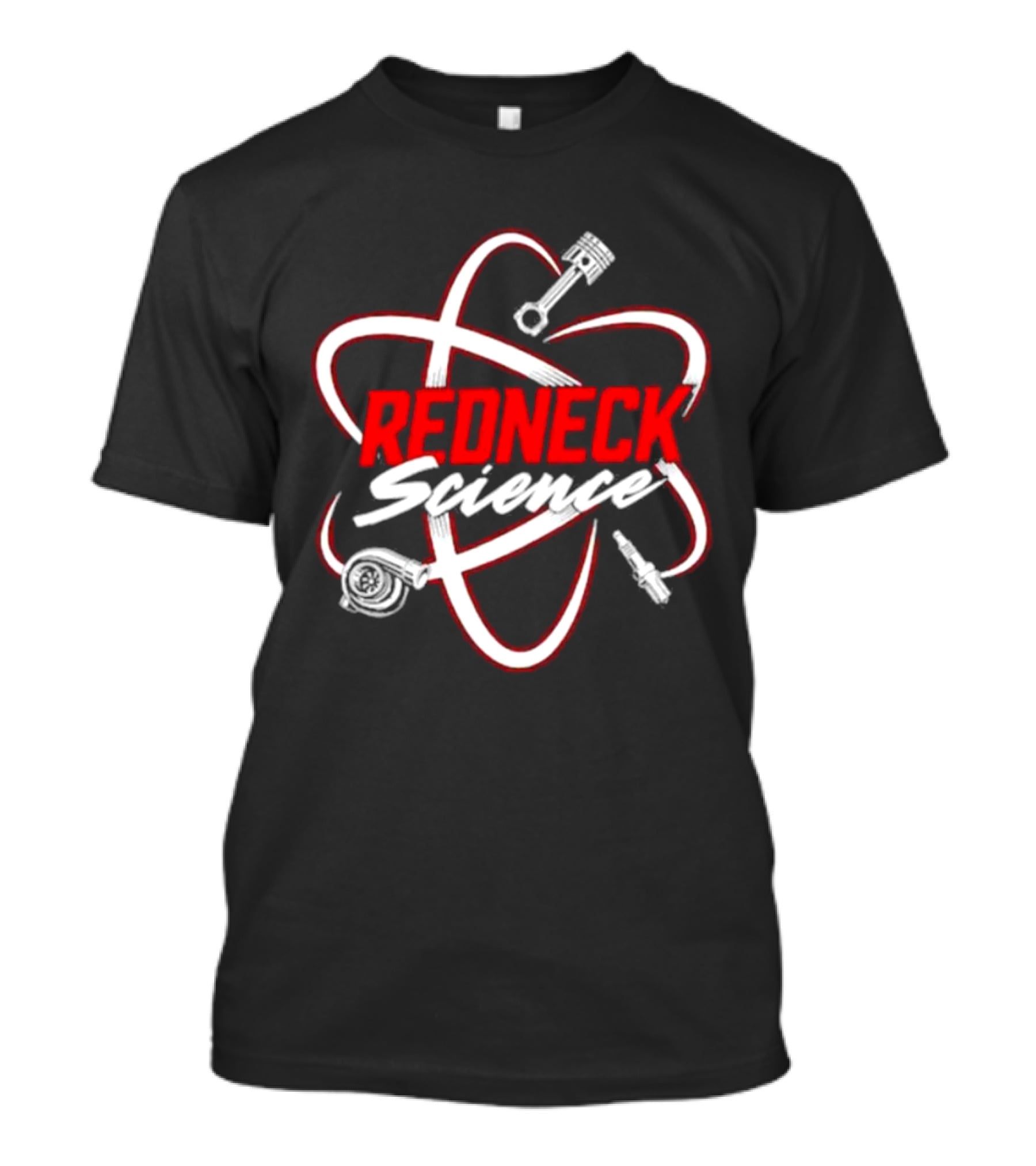 Westen Champlin Redneck Science Iconic Car Parts T-Shirt