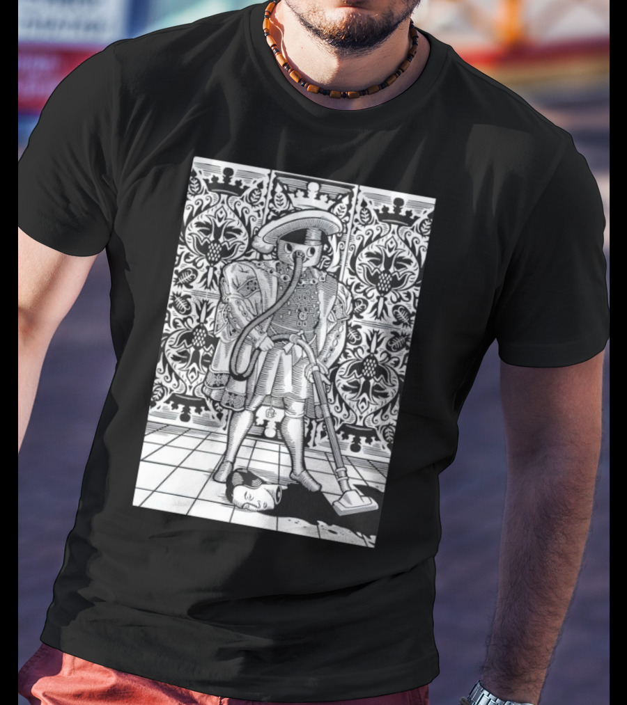 King Henry Vacuum Renaissance Robot T-Shirt
