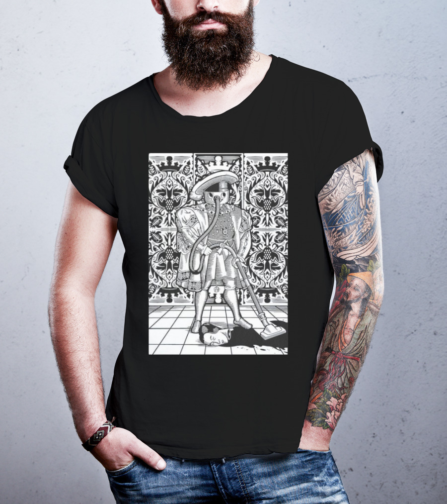 King Henry Vacuum Renaissance Robot T-Shirt