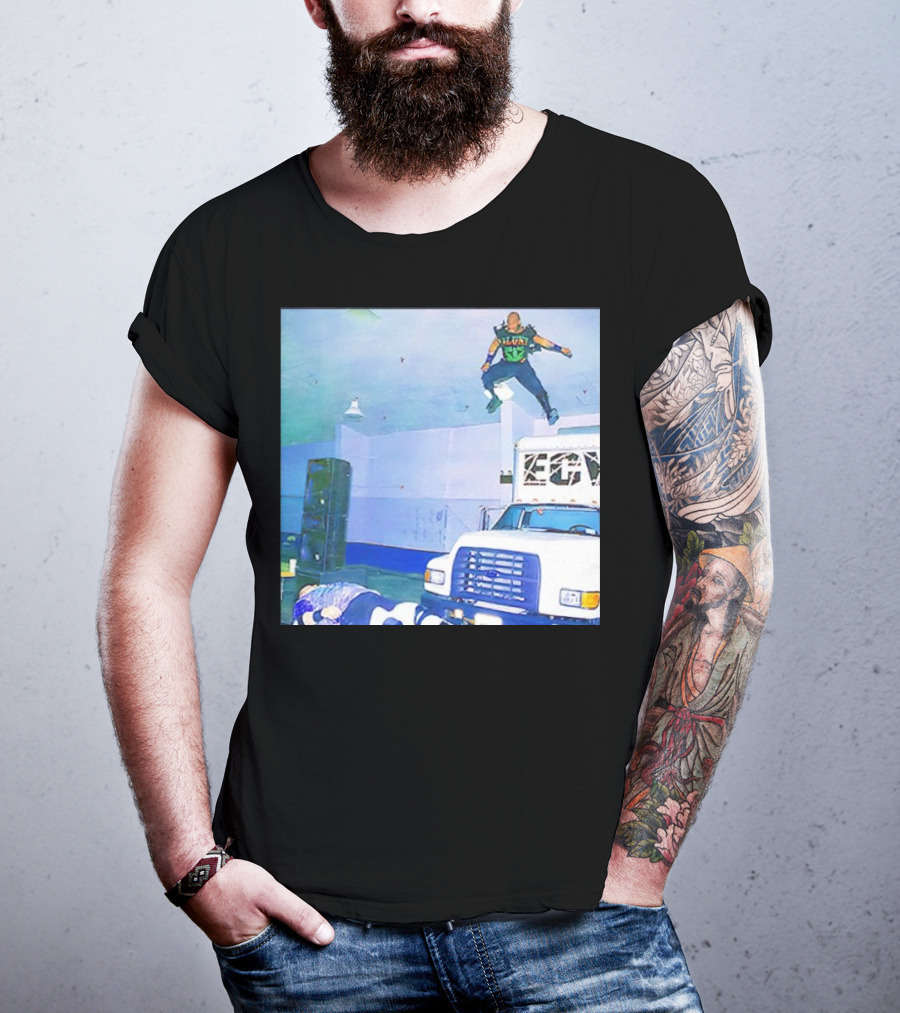 Jerome Young New Jack Flying ECW Truck Arena Scene T-Shirt