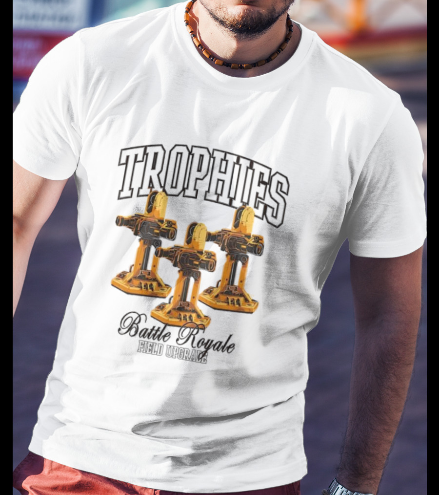 Trophies Battle Royale Field Upgrade Automated Turret Trio T-Shirt