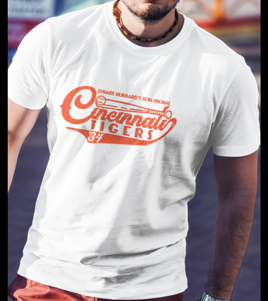 Cincinnati Tigers DeHart Hubbard's Sensational '34 T-Shirt