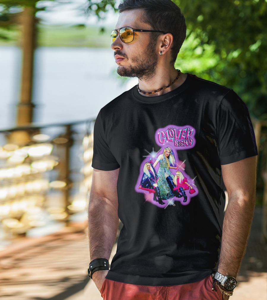 Clover Bish Clover Dollz Shine Glam Trio T-Shirt
