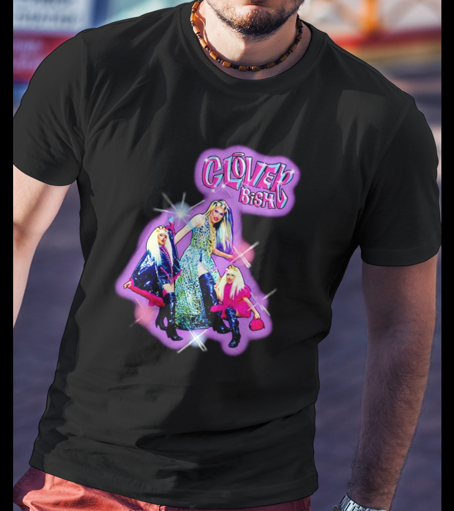 Clover Bish Clover Dollz Shine Glam Trio T-Shirt
